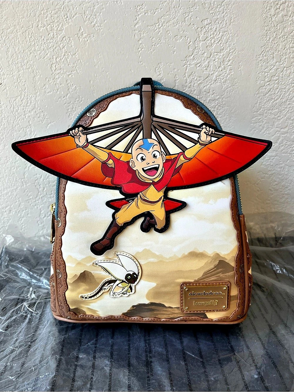 Loungefly Avatar: The Last Airbender Aang Glider Staff Mini Backpack - NWT